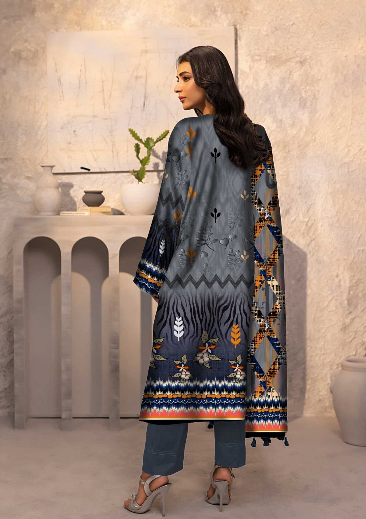 Winter Collection - Art n Style - Monsoon Linen - Volume 2 - A24#17 - Official Art n Style - Agha Fabrics UK