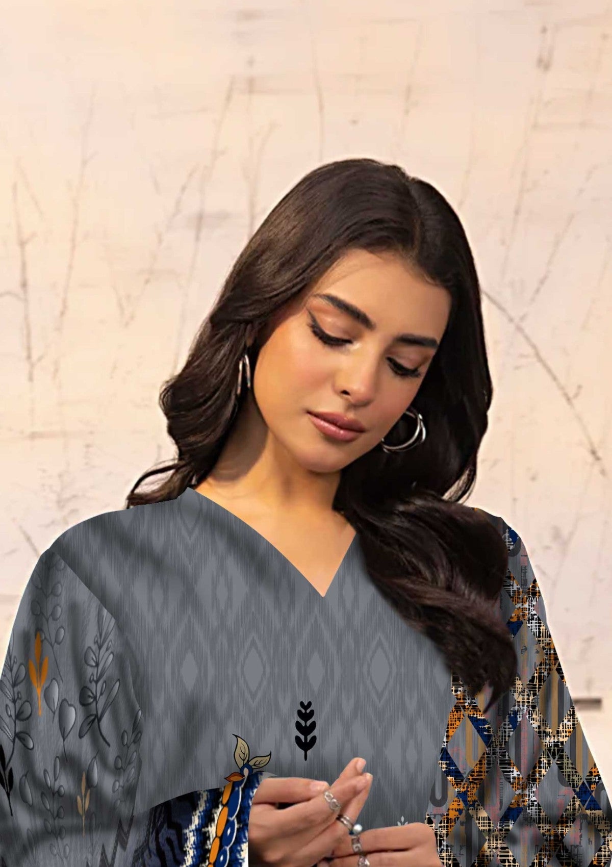 Winter Collection - Art n Style - Monsoon Linen - Volume 2 - A24#17 - Official Art n Style - Agha Fabrics UK