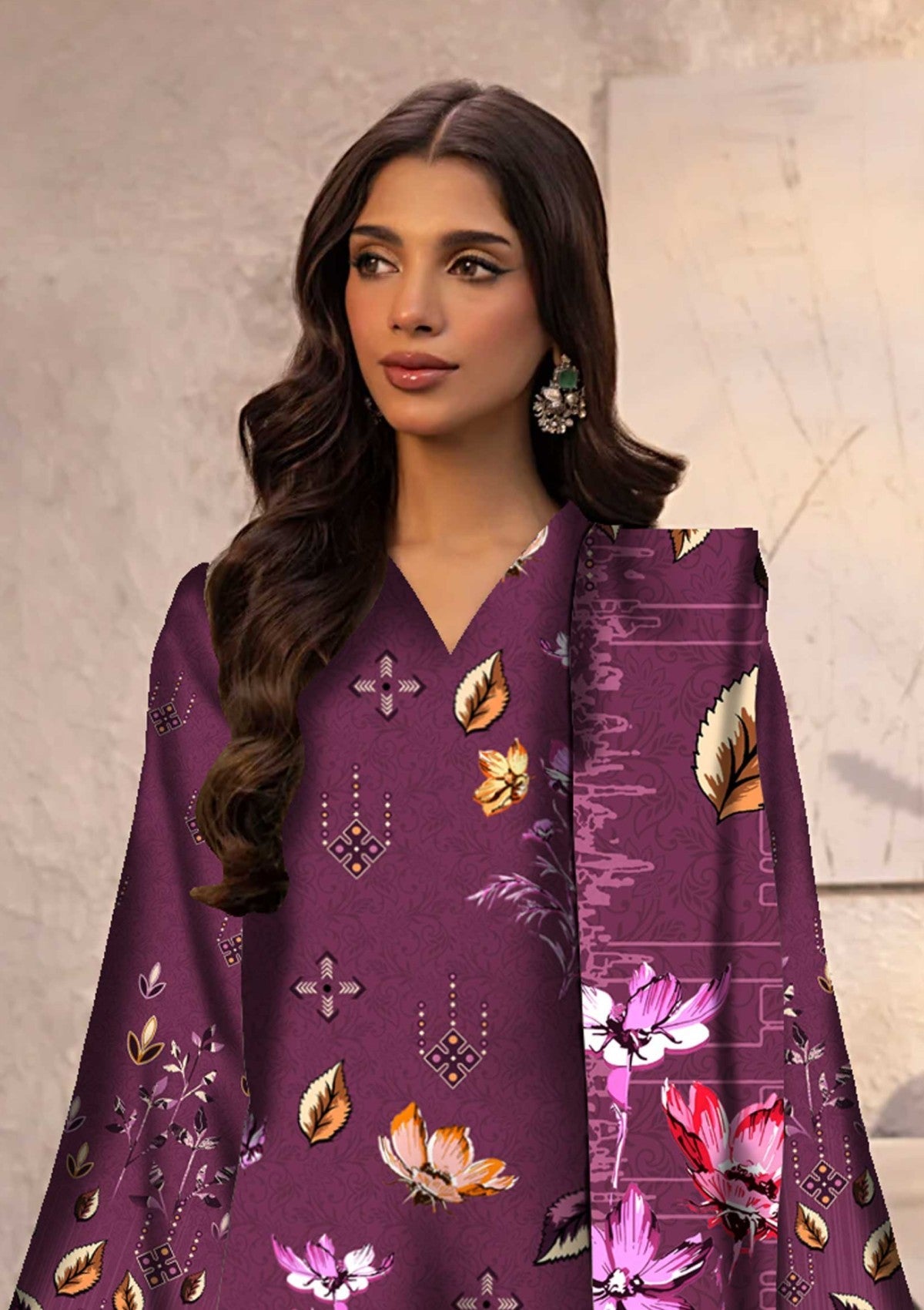 Winter Collection - Art n Style - Monsoon Linen - Volume 2 - A24#18 - Official Art n Style - Agha Fabrics UK
