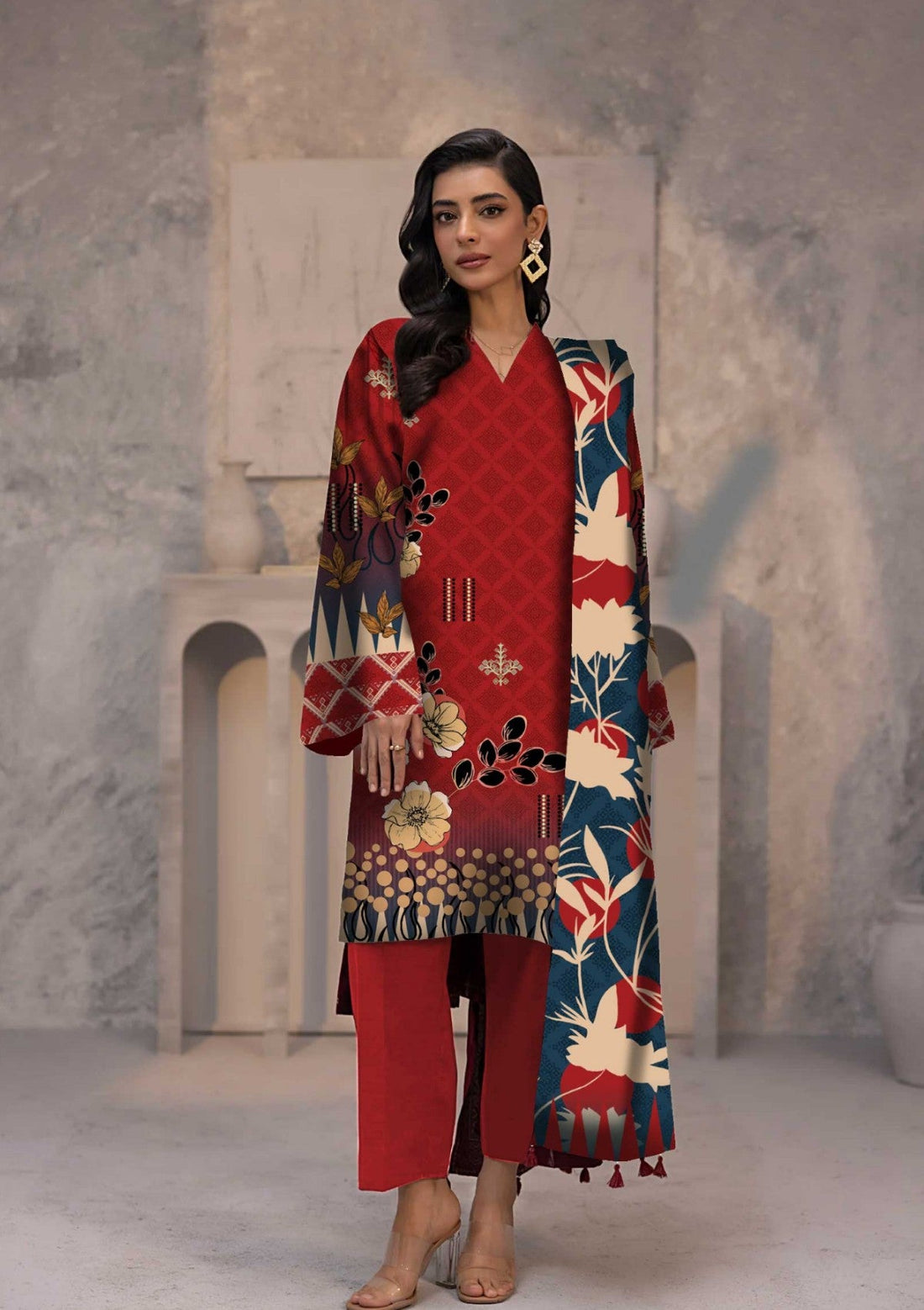 Winter Collection - Art n Style - Monsoon Linen - Volume 2 - A24#25 - Official Art n Style - Agha Fabrics UK