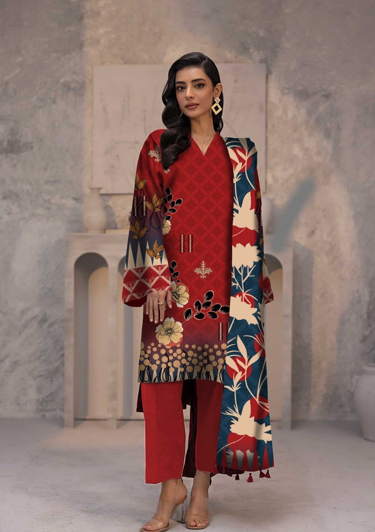 Winter Collection - Art n Style - Monsoon Linen - Volume 2 - A24#25 - Official Art n Style - Agha Fabrics UK