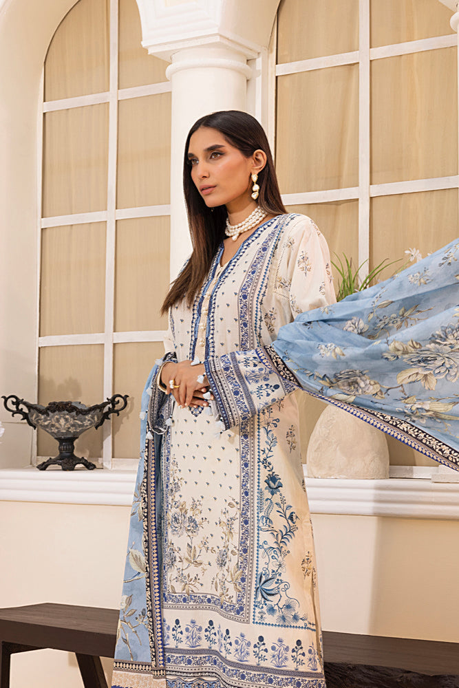 LSM | Embroidered and Printed Lawn | LG-MM-0223