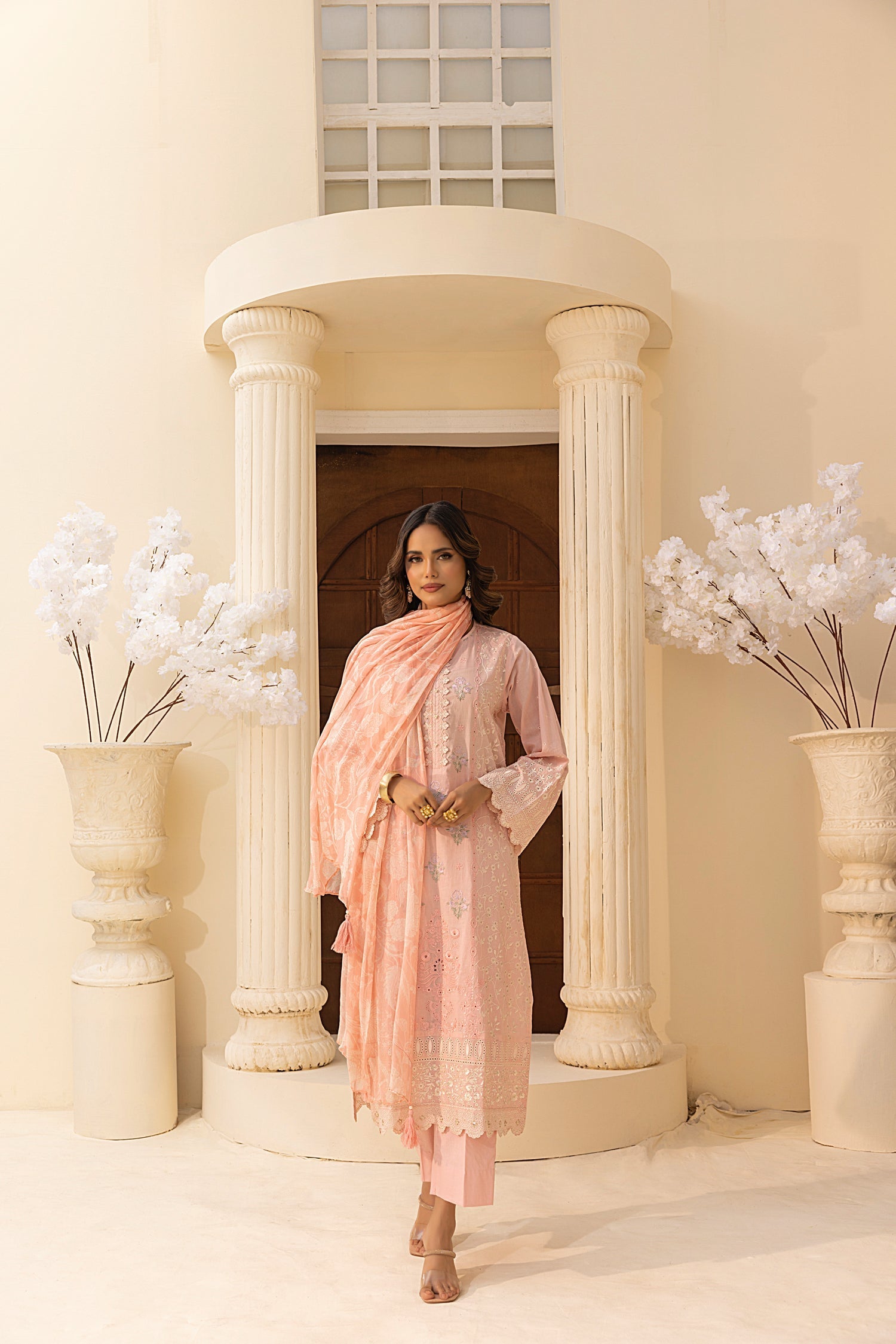 LSM | Embroidered and Printed Lawn | LG-IZ-0201