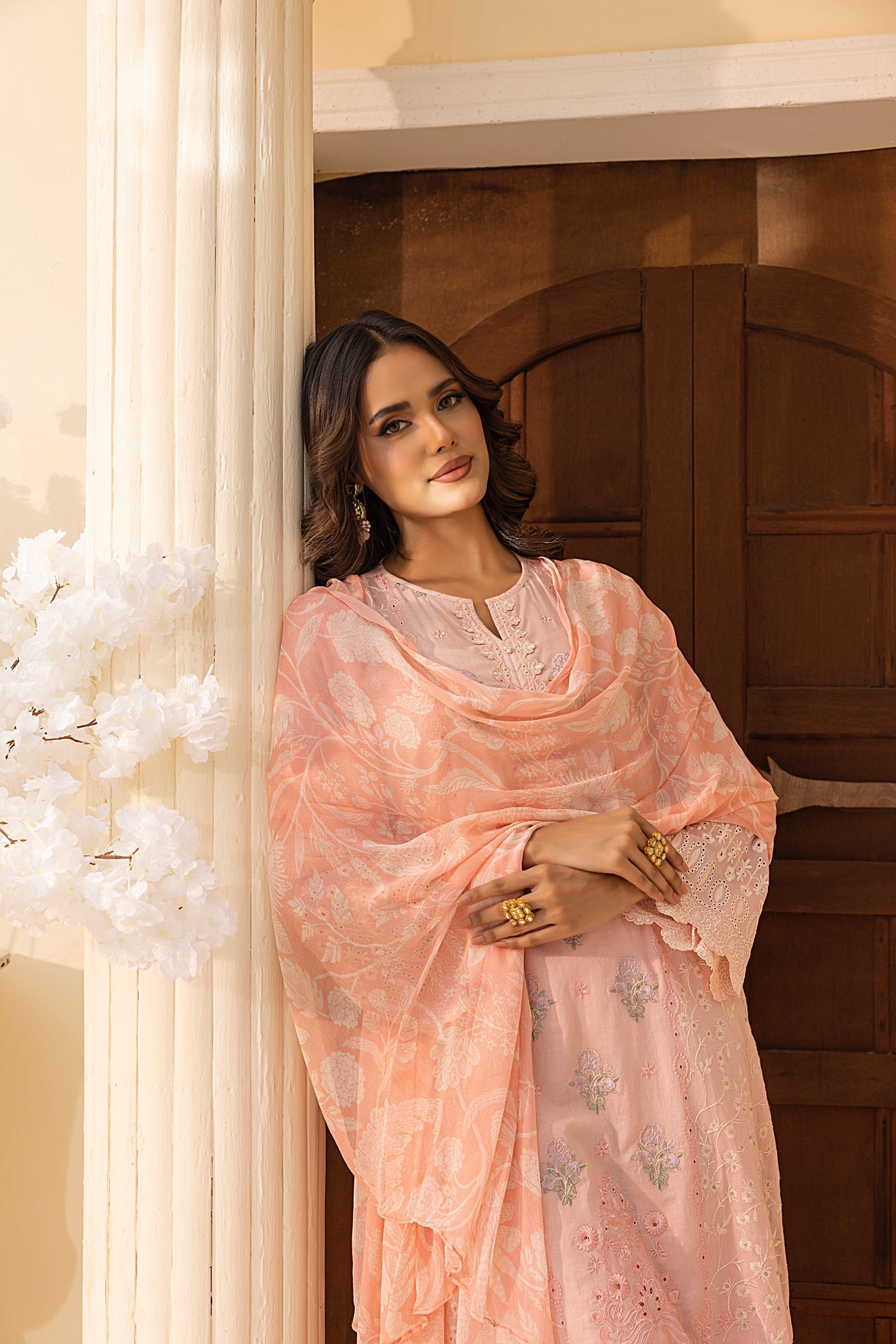 LSM | Embroidered and Printed Lawn | LG-IZ-0201