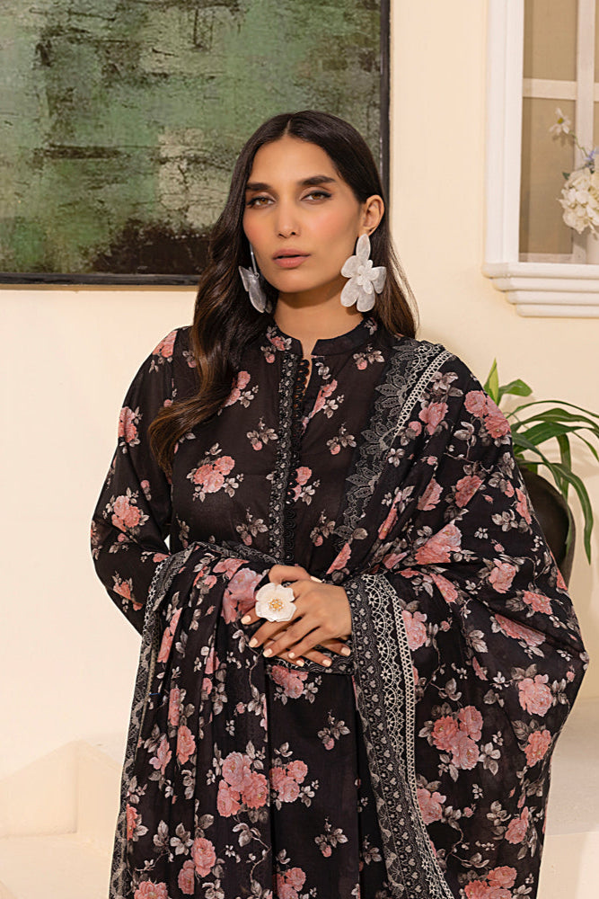 LSM | Embroidered and Printed Lawn | LG-MM-0249