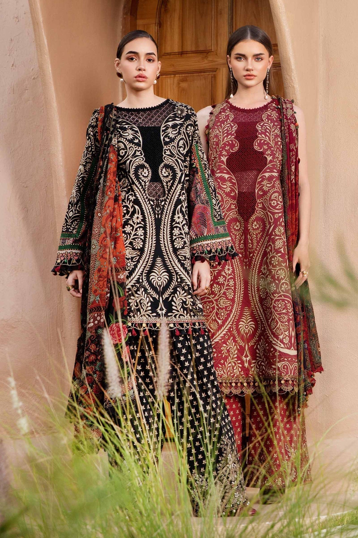 Maria B | M Prints 25 | MPT-2512-B - Official Maria B - Agha Fabrics UK