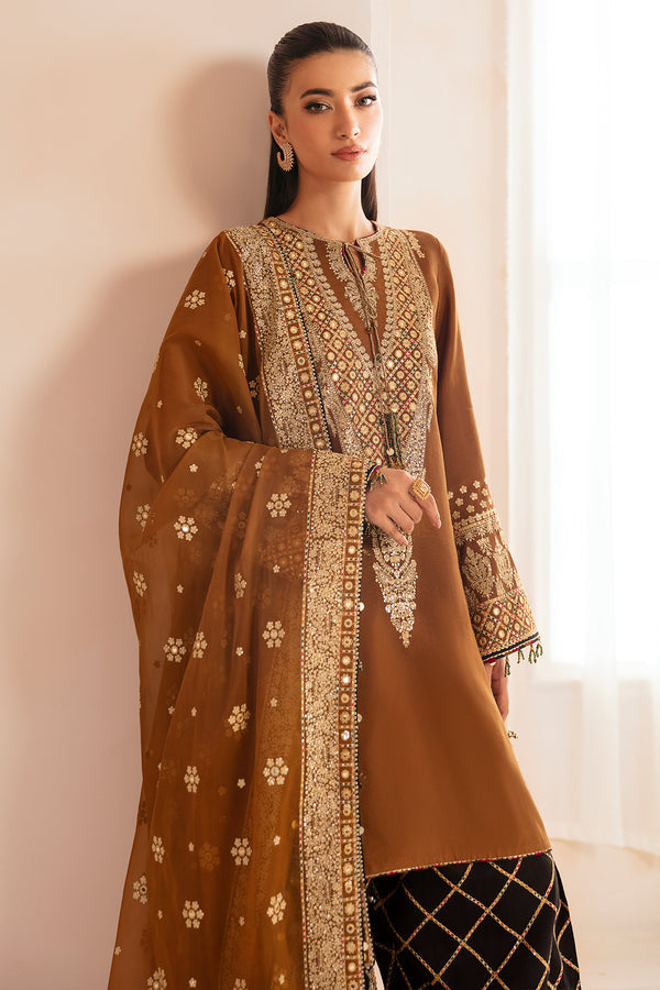 Jazmin | Formals Collection | Raw Silk UR-7037 - Official Jazmin - Agha Fabrics UK