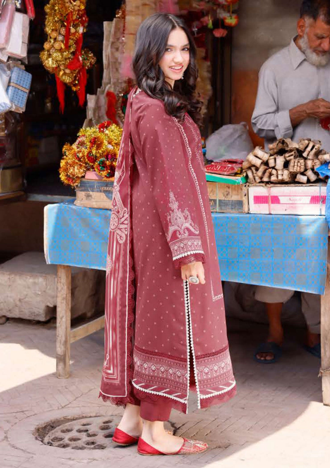 Lawn Collection - Asim Jofa - Basic Prints 24 - AJBB#18 - Official Asim Jofa - Agha Fabrics UK