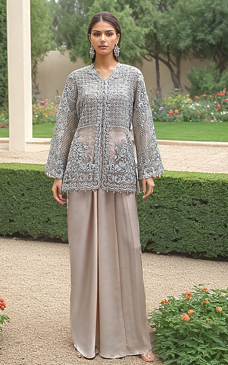 Threads and Motifs | Formal Dresses 25 | Embroidered Jacket With Skirt