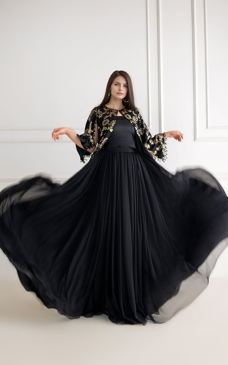 Threads and Motifs | Formal Dresses 25 | Chiffon Embroidered Jacket