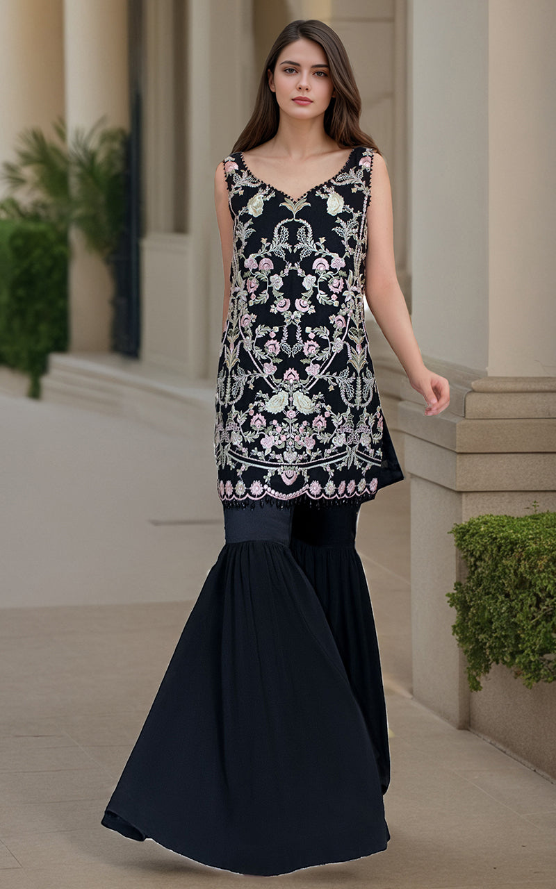 Threads and Motifs | Formal Dresses 25 | Chiffon Embroidered Shirt