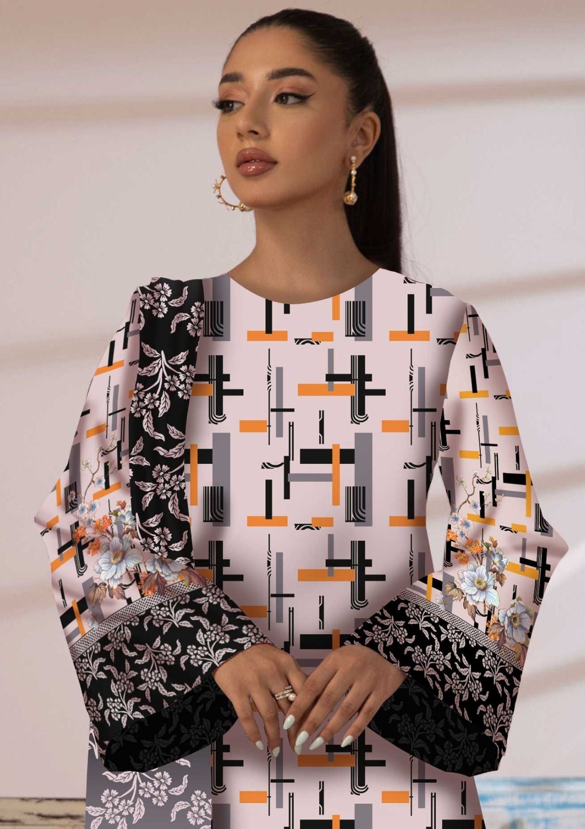 Winter Collection - Art n Style - Monsoon Linen - Volume 2 - A24#09 - Official Art n Style - Agha Fabrics UK