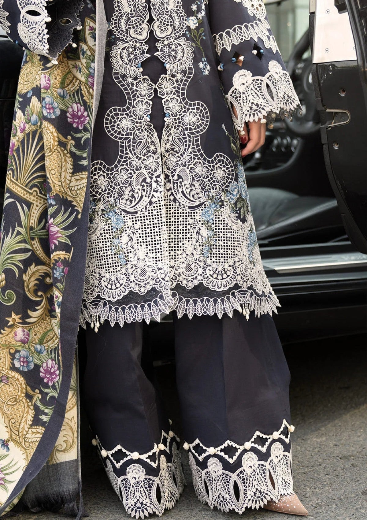 Winter Collection - Elaf Premium - Pashmina Shawl 24 - EPW-3B Dreamy Embrace - Official Elaf Premium - Agha Fabrics UK