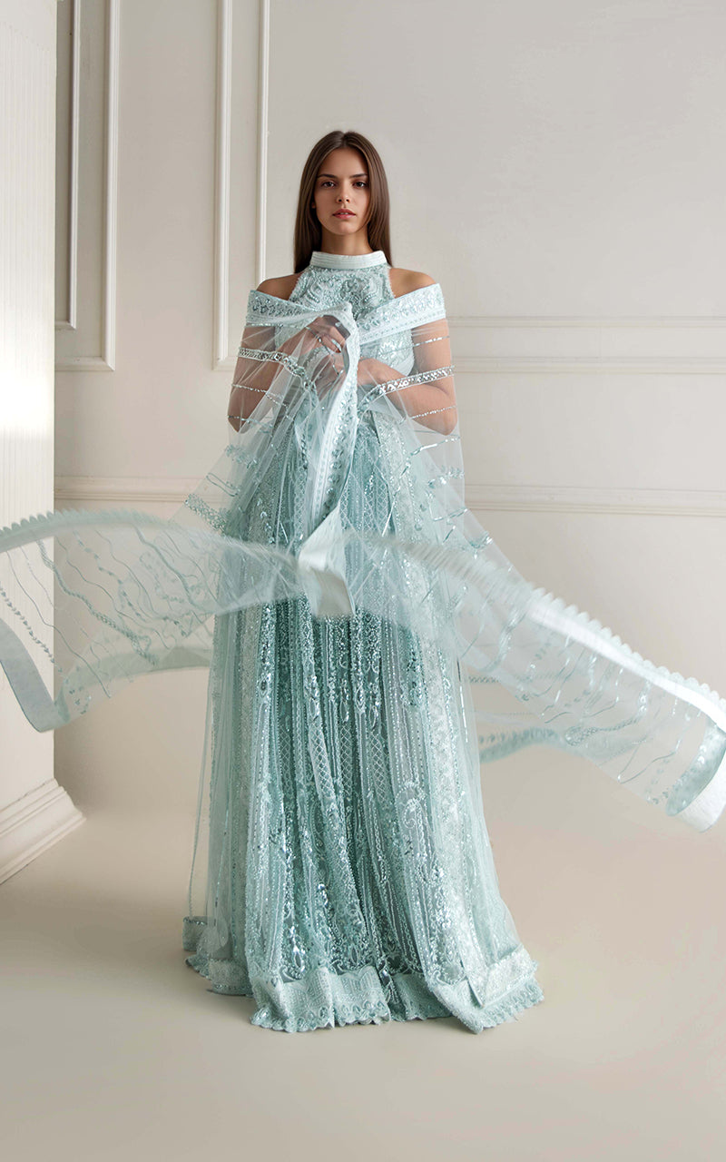 Threads and Motifs | Formal Dresses 25 | Net Embroidered Maxi