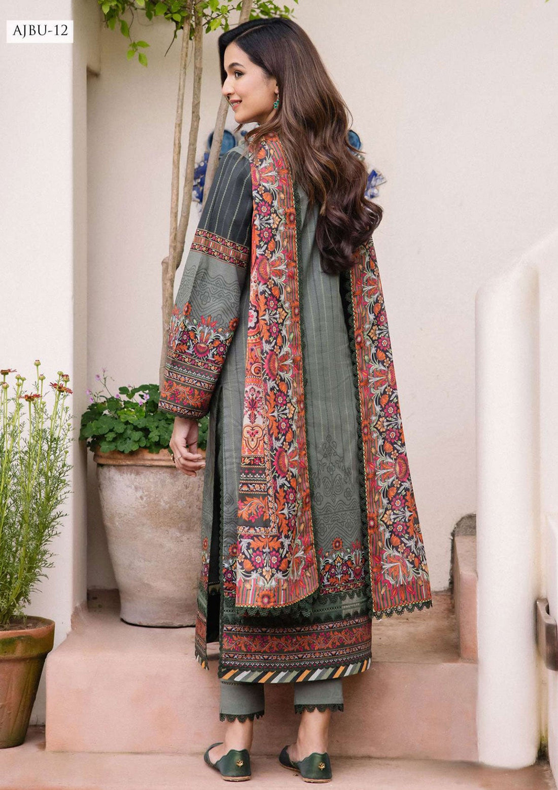 Lawn Collection - Asim Jofa - Prints Vol 2 - JP24#12 - Official Asim Jofa - Agha Fabrics UK