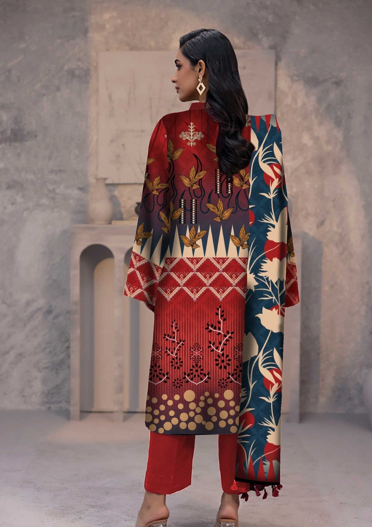 Winter Collection - Art n Style - Monsoon Linen - Volume 2 - A24#25 - Official Art n Style - Agha Fabrics UK