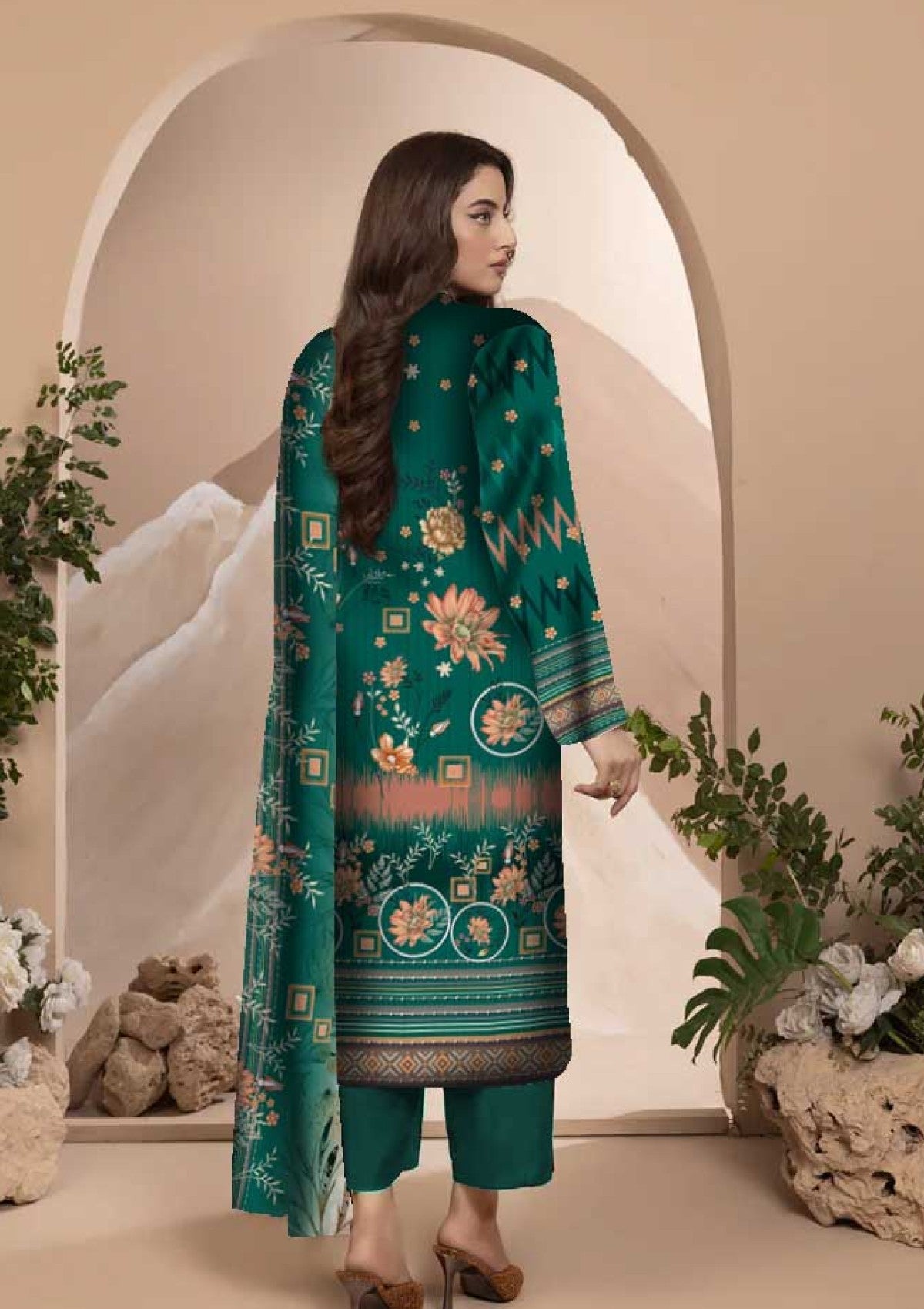 Winter Collection - Art n Style - Monsoon Linen - Volume 2 - A24#23 - Official Art n Style - Agha Fabrics UK