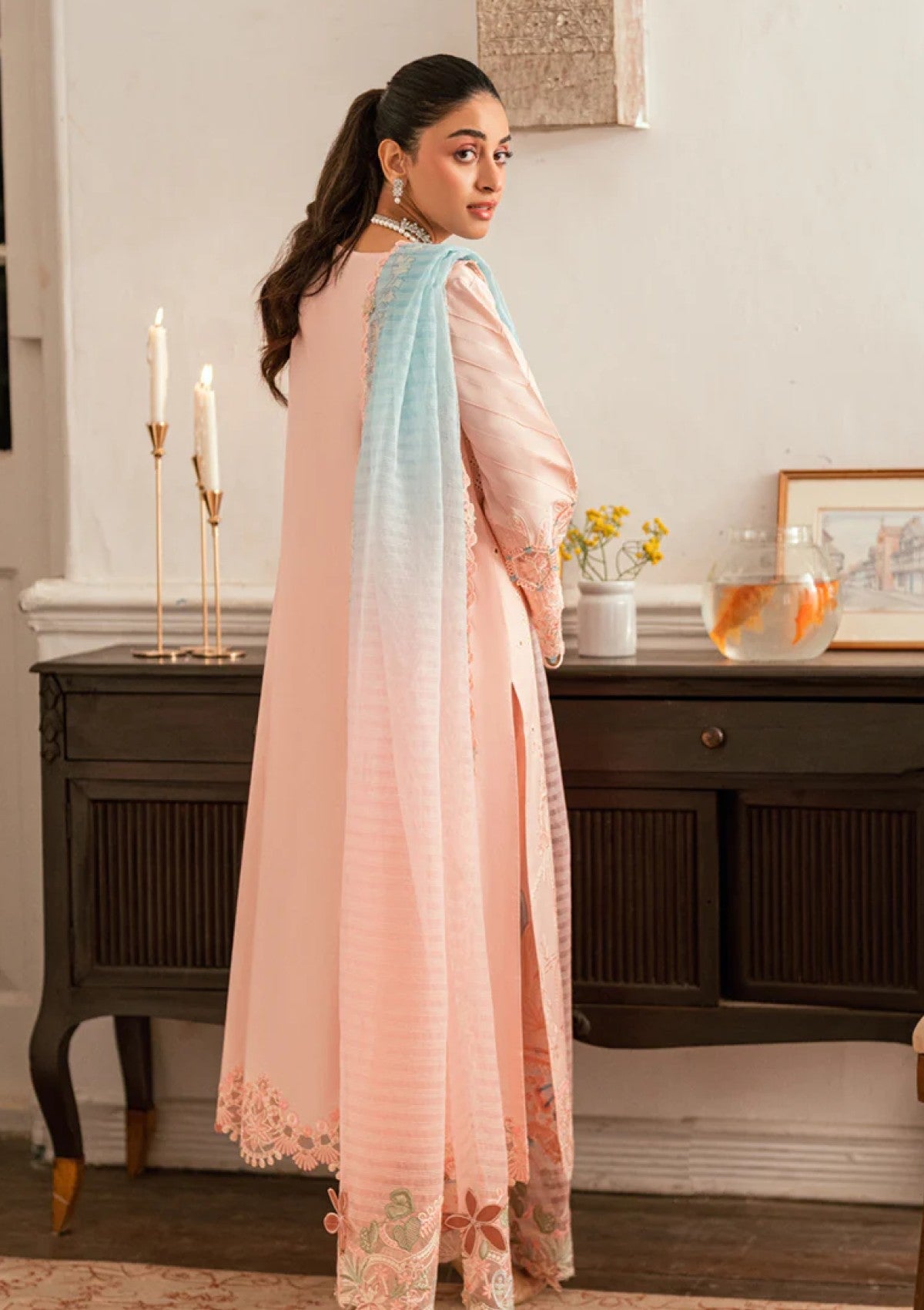 Lawn - Qalamkar - Luxury - Eid Edit 25 - SB#05 - Aleeza