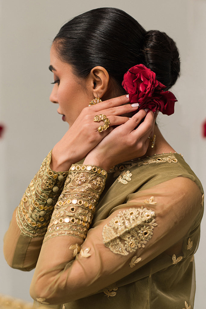 Cross Stitch | Luxe Atelier 24 | OLIVE GLEAM - Official Cross Stitch - Agha Fabrics UK