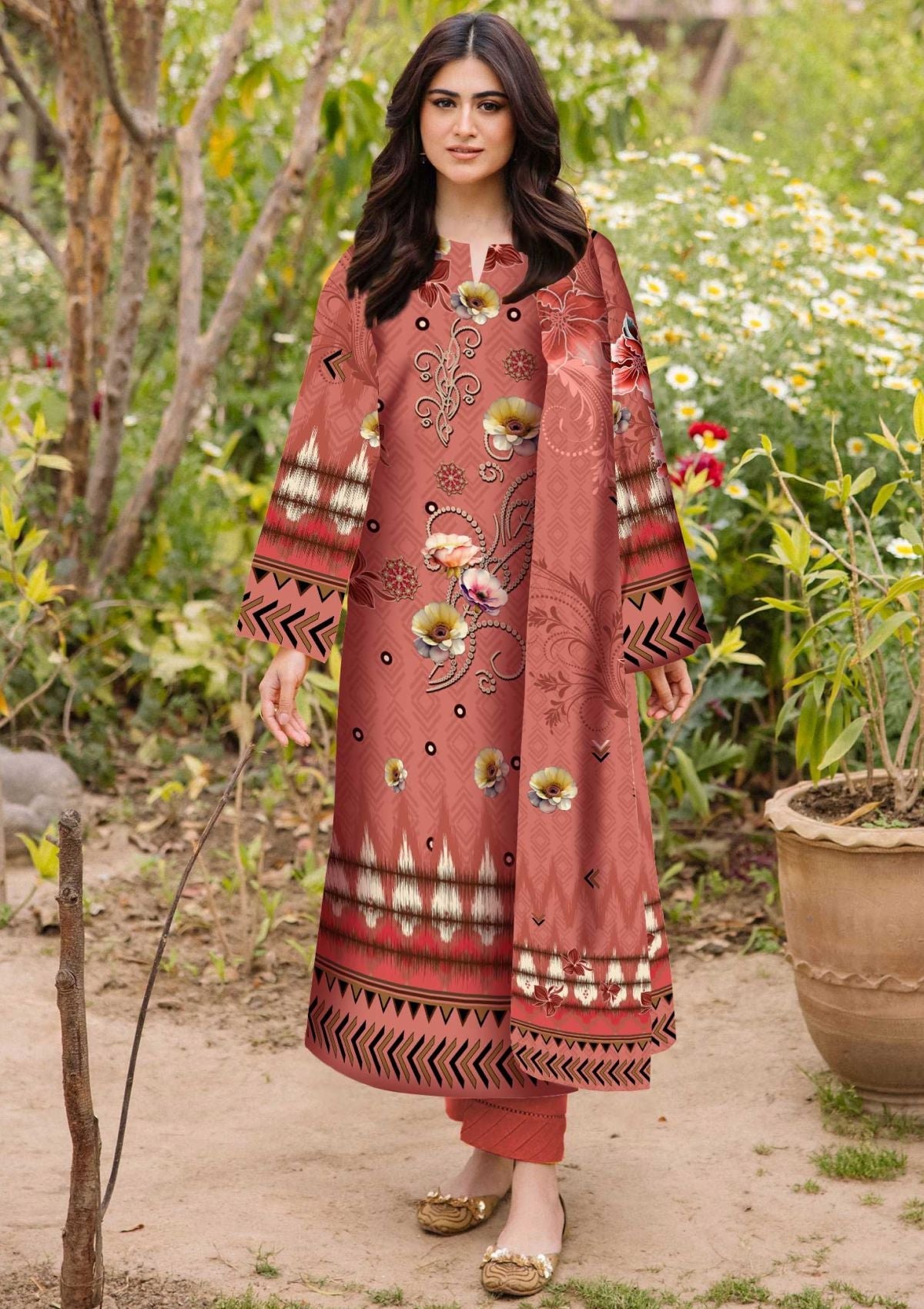 Winter Collection - Art n Style - Monsoon Linen 24 - AMS#14 - Official Art n Style - Agha Fabrics UK