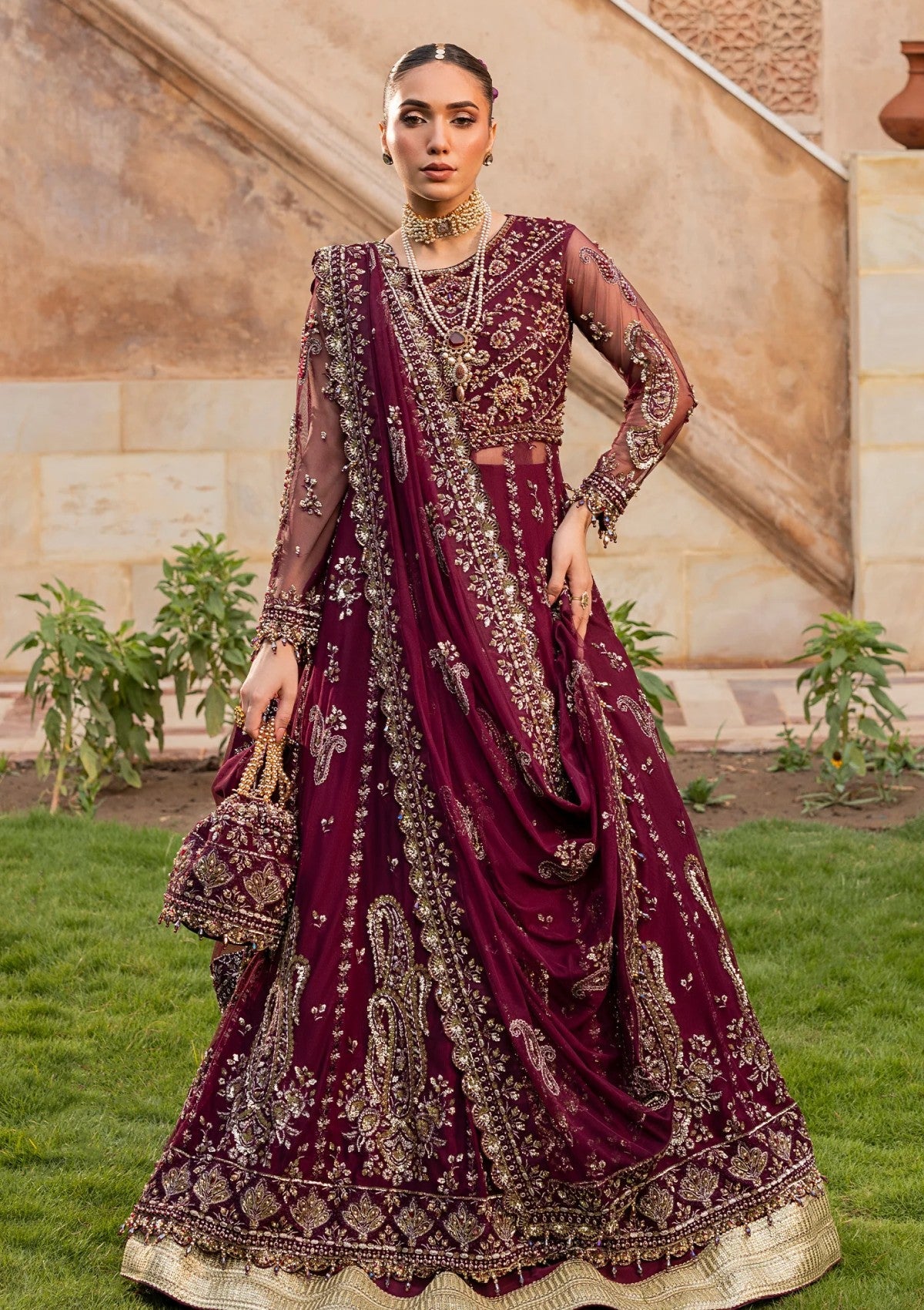 Formals - Aylin - Wedding Edit 25 - MULBERRY - Official Aylin - Agha Fabrics UK