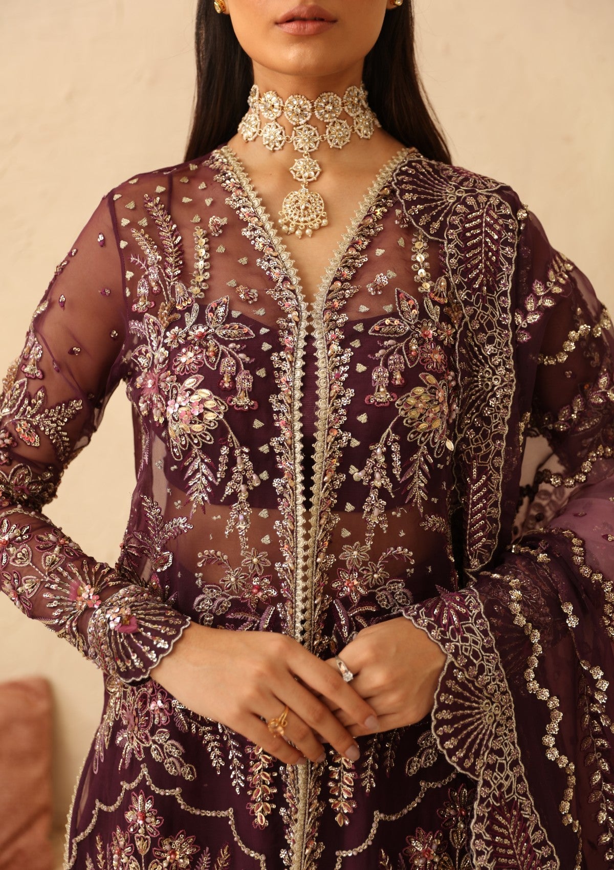 Formal Collection - Akbar Aslam - Mastani - ASM24#1567 - Aureus - Official Akbar Aslam - Agha Fabrics UK