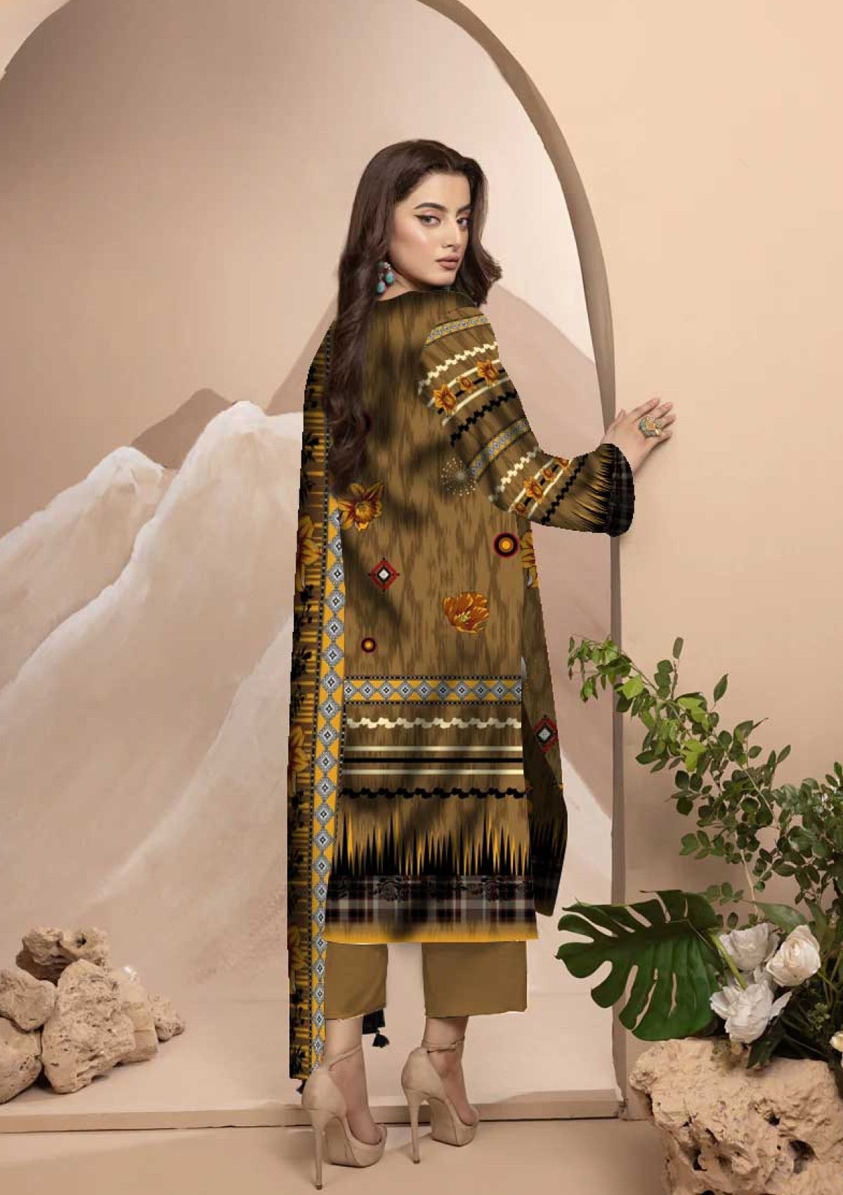 Winter Collection - Art n Style - Monsoon Linen - Volume 2 - A24#28 - Official Art n Style - Agha Fabrics UK
