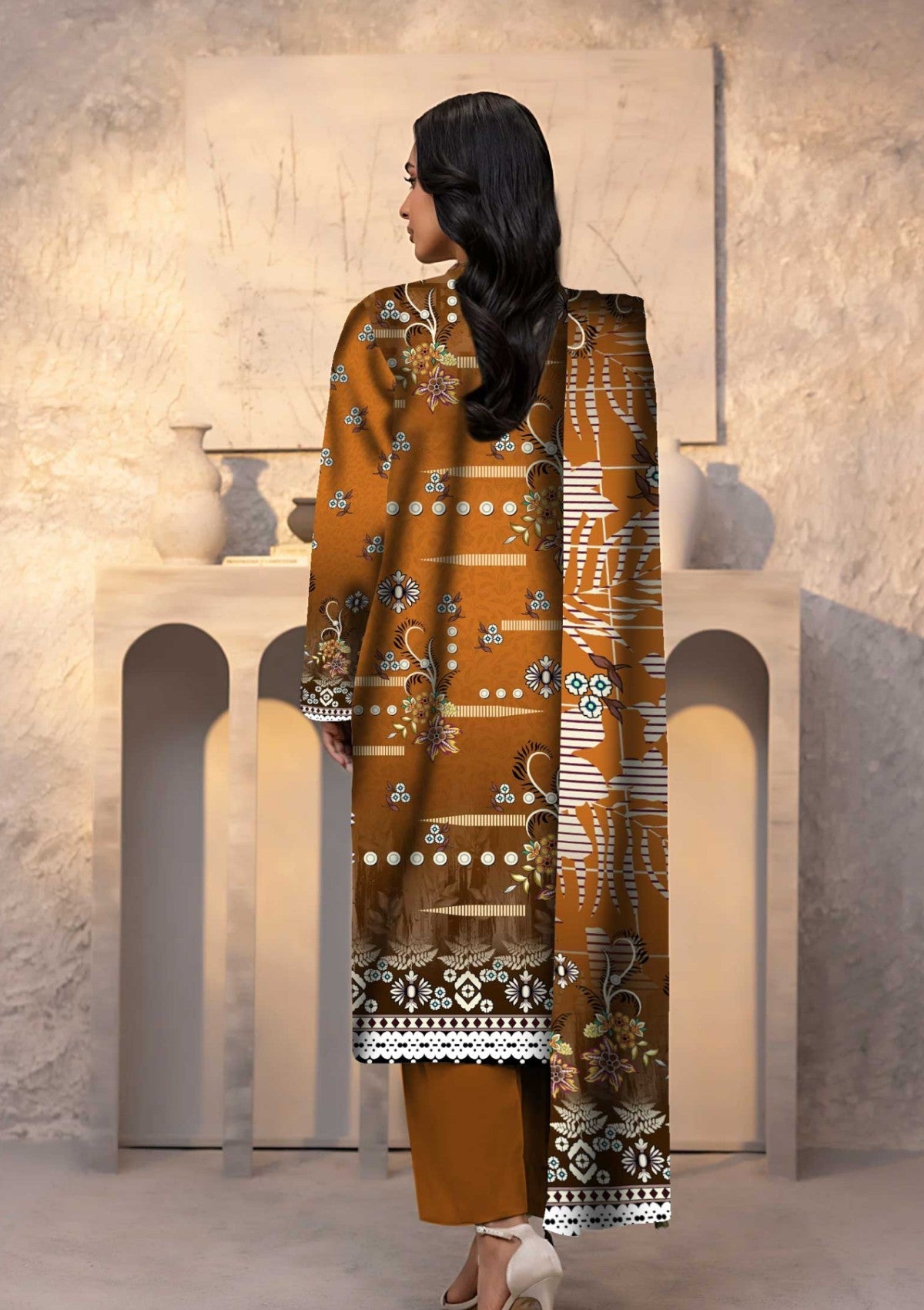 Winter Collection - Art n Style - Monsoon Linen - Volume 2 - A24#29 - Official Art n Style - Agha Fabrics UK