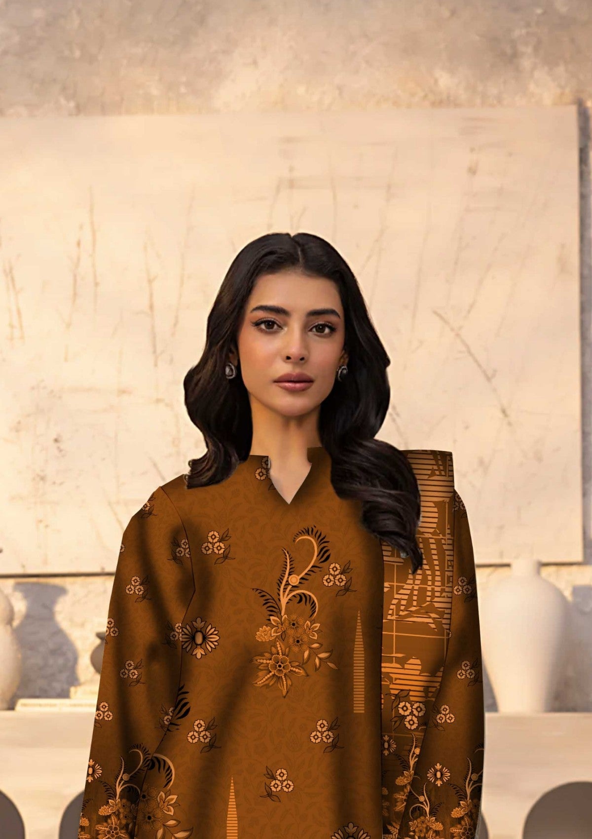 Winter Collection - Art n Style - Monsoon Linen - Volume 2 - A24#29 - Official Art n Style - Agha Fabrics UK