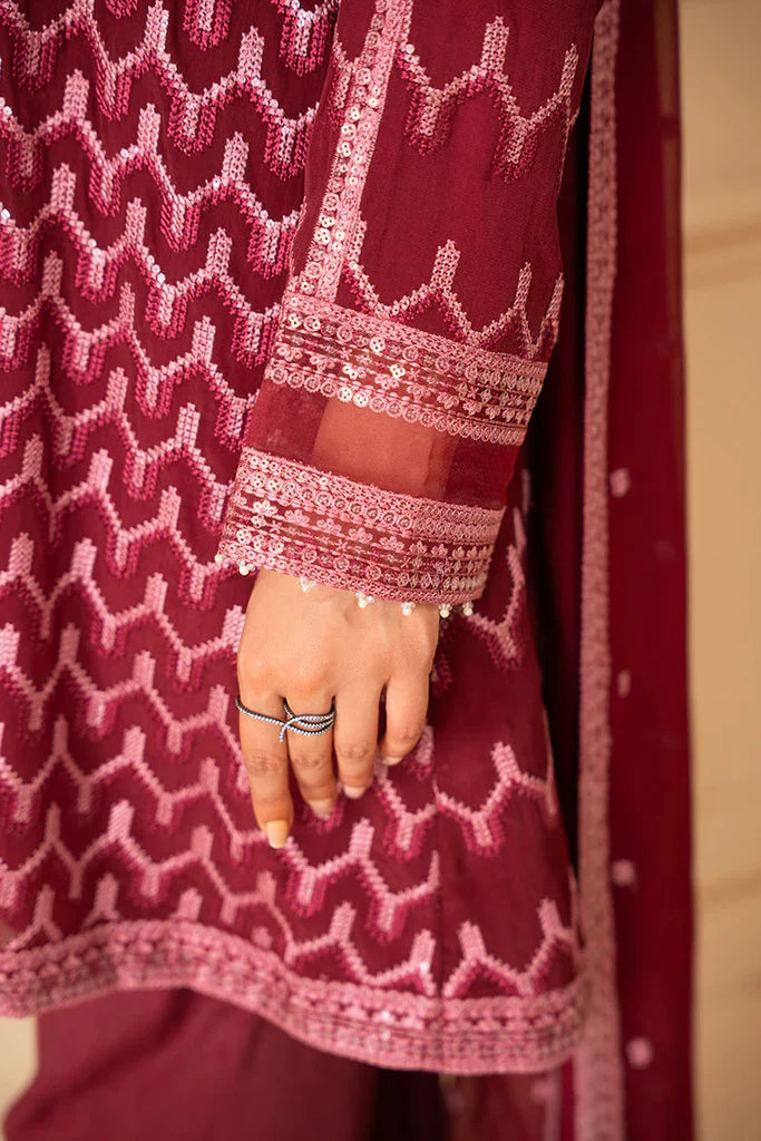 Cross Stitch | Luxe Atelier 25 | BURGUNDY BLISS - Official Cross Stitch - Agha Fabrics UK