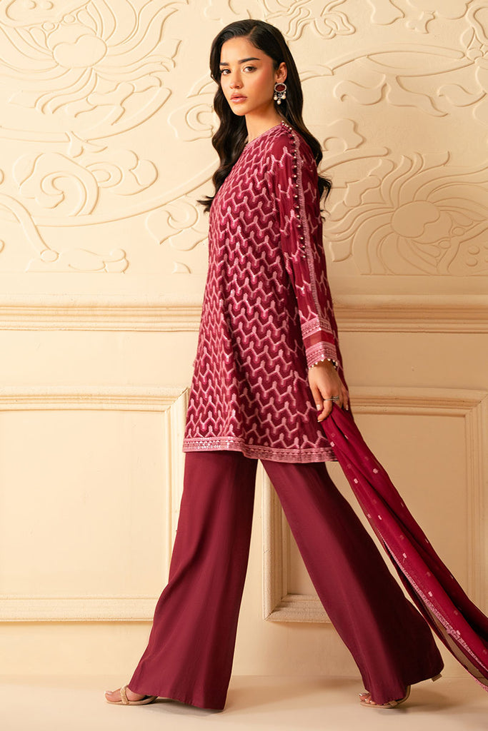 Cross Stitch | Luxe Atelier 25 | BURGUNDY BLISS - Official Cross Stitch - Agha Fabrics UK