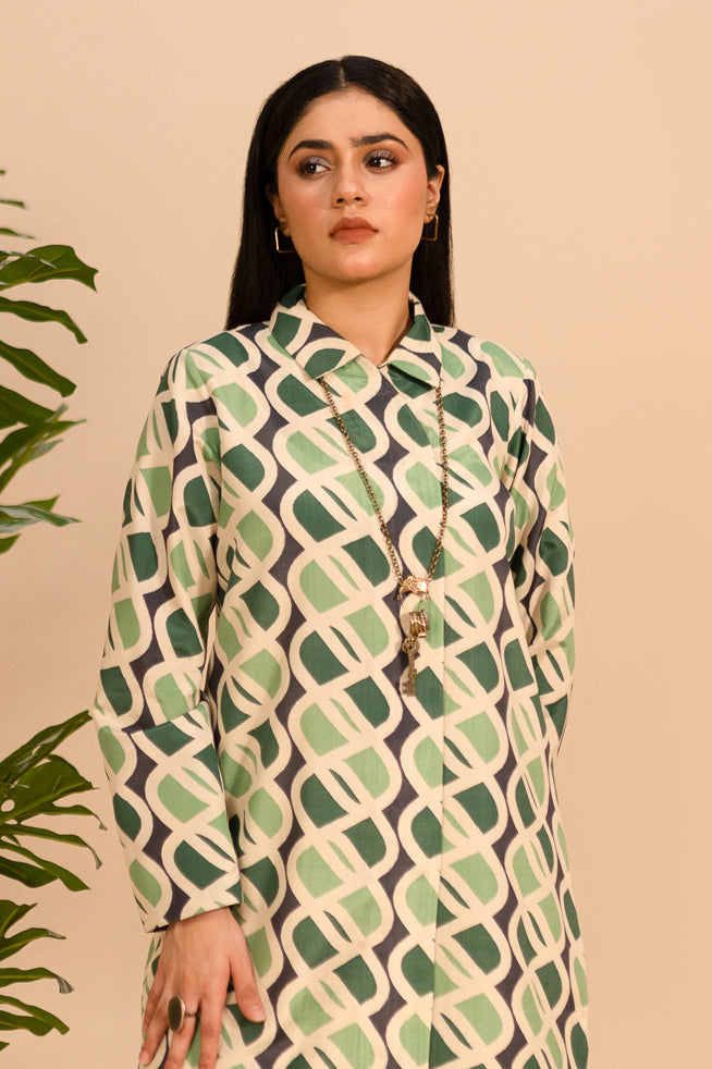 Fozia Khalid | Print Edit | Emeraude - Official Fozia Khalid - Agha Fabrics UK