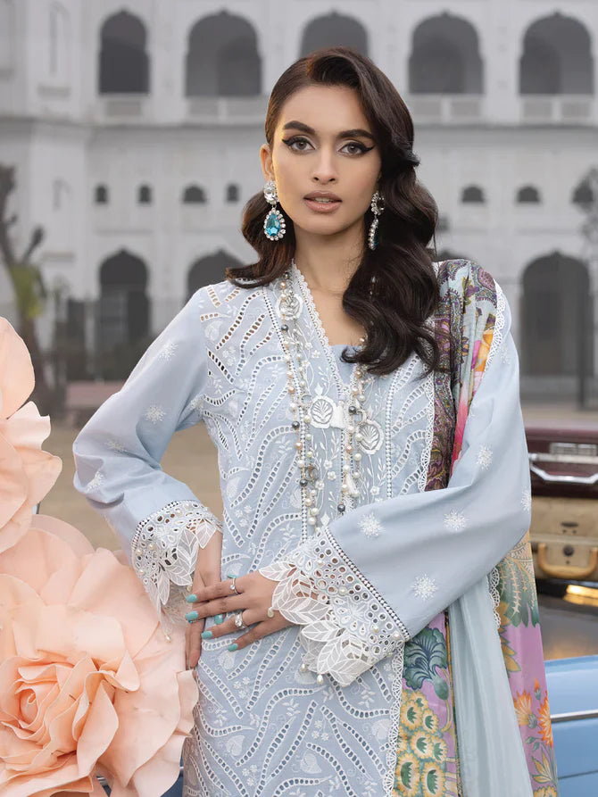 Faiza Faisal | Maya Luxury Lawn | Anja - Official Faiza Faisal - Agha Fabrics UK