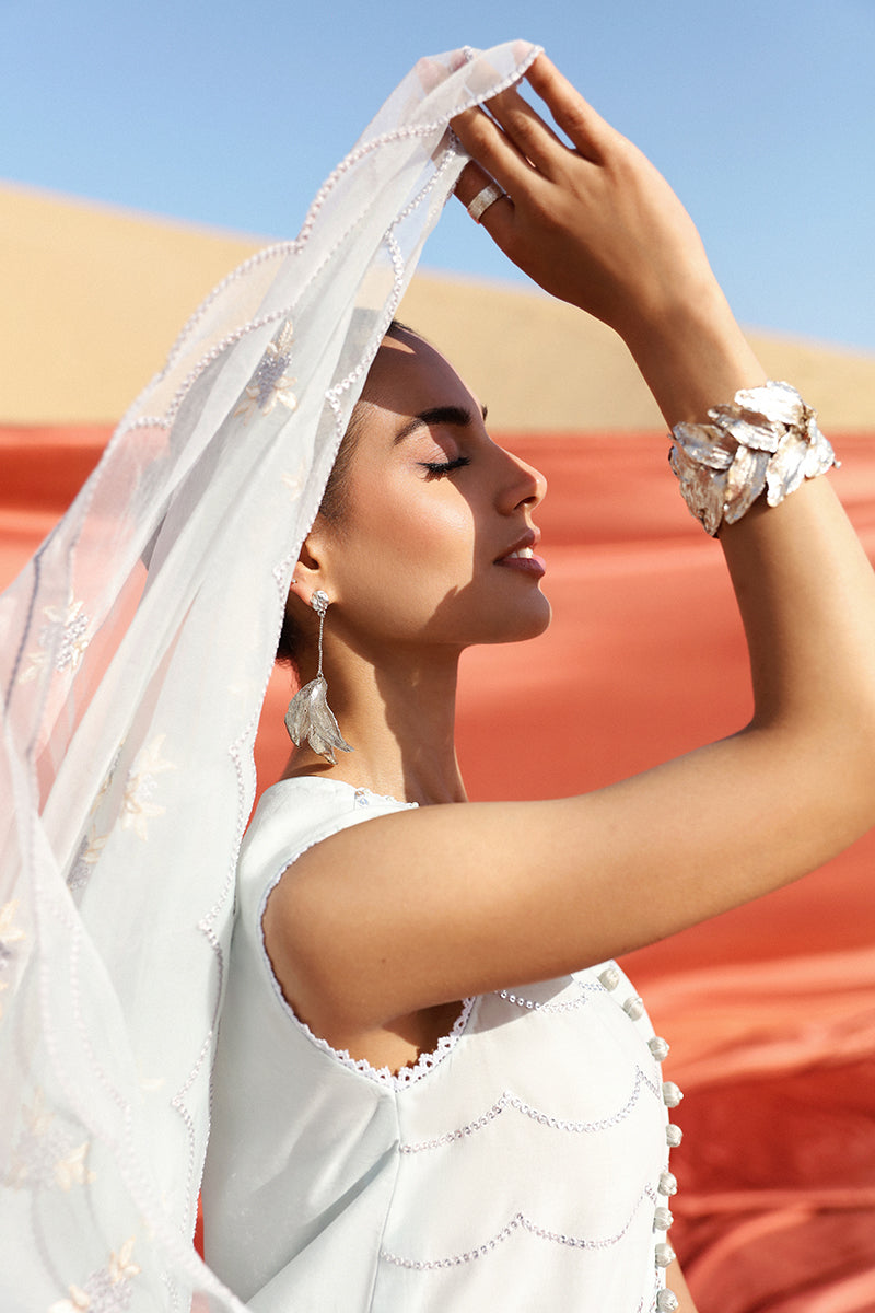 Cross Stitch | Eid Lawn 24 | FLORAL TALE - Official Cross Stitch - Agha Fabrics UK