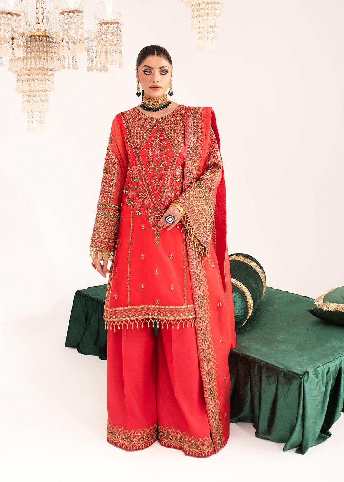 Dastoor | Sajni Luxury Eid Collection 24 | Khudeeja - Official Dastoor - Agha Fabrics UK