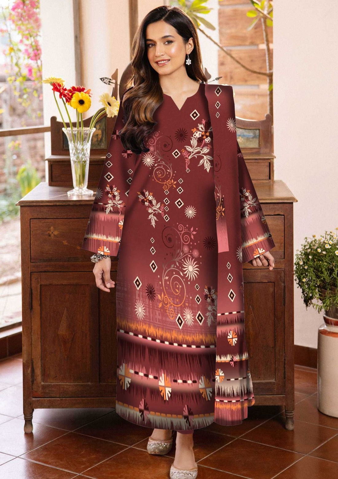 Winter Collection - Art n Style - Monsoon Linen 24 - AMS#05 - Official Art n Style - Agha Fabrics UK