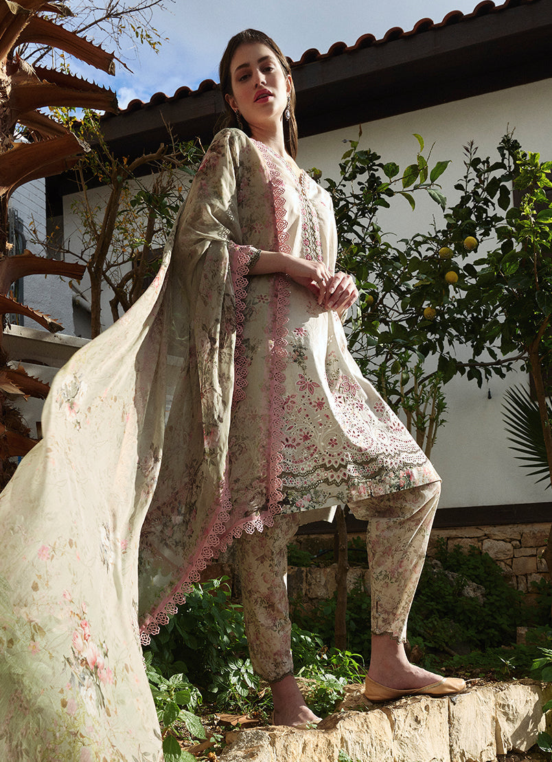 Image | Spring Printkari 25 | Sienna - Official Image - Agha Fabrics UK