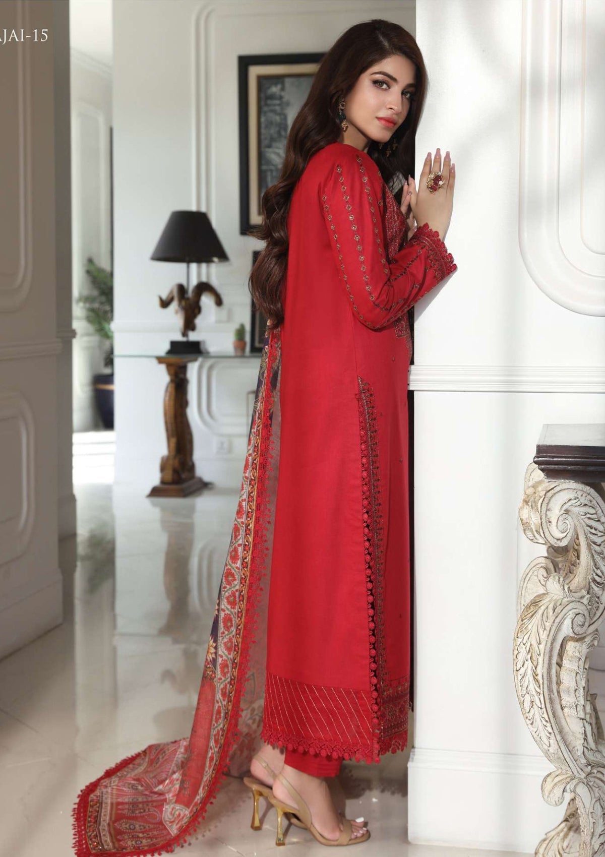 Lawn Collection - Asim Jofa - Aira - AJAI#15 - Official Asim Jofa - Agha Fabrics UK