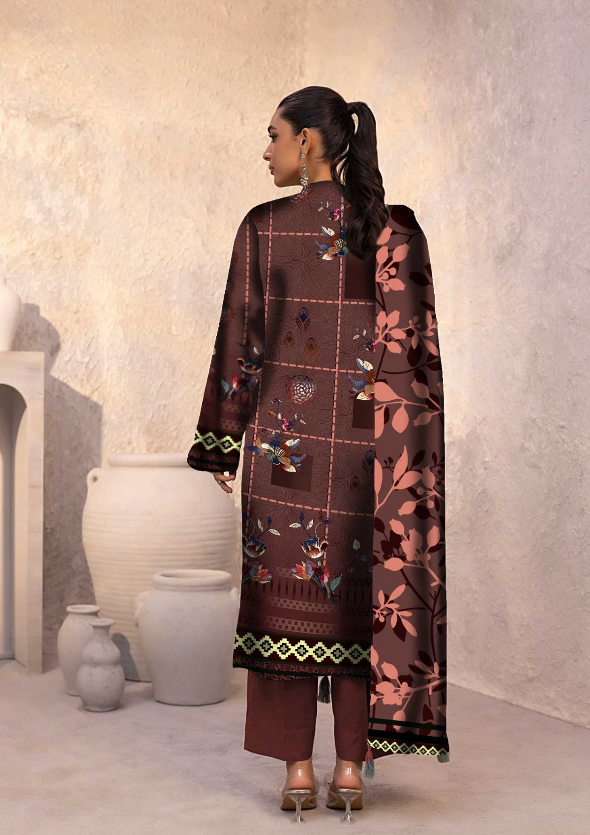 Winter Collection - Art n Style - Monsoon Linen - Volume 2 - A24#19 - Official Art n Style - Agha Fabrics UK