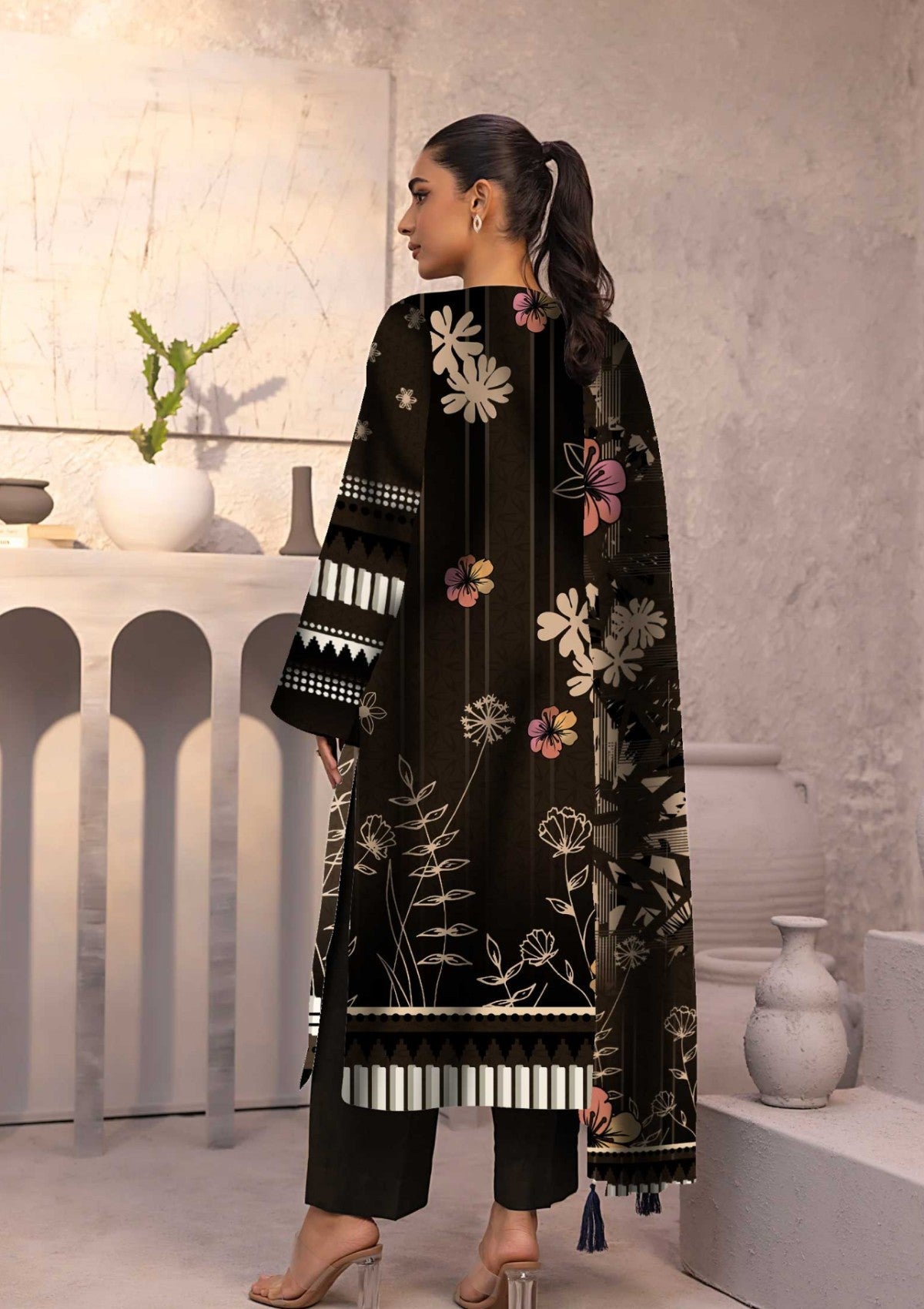 Winter Collection - Art n Style - Monsoon Linen - Volume 2 - A24#20 - Official Art n Style - Agha Fabrics UK