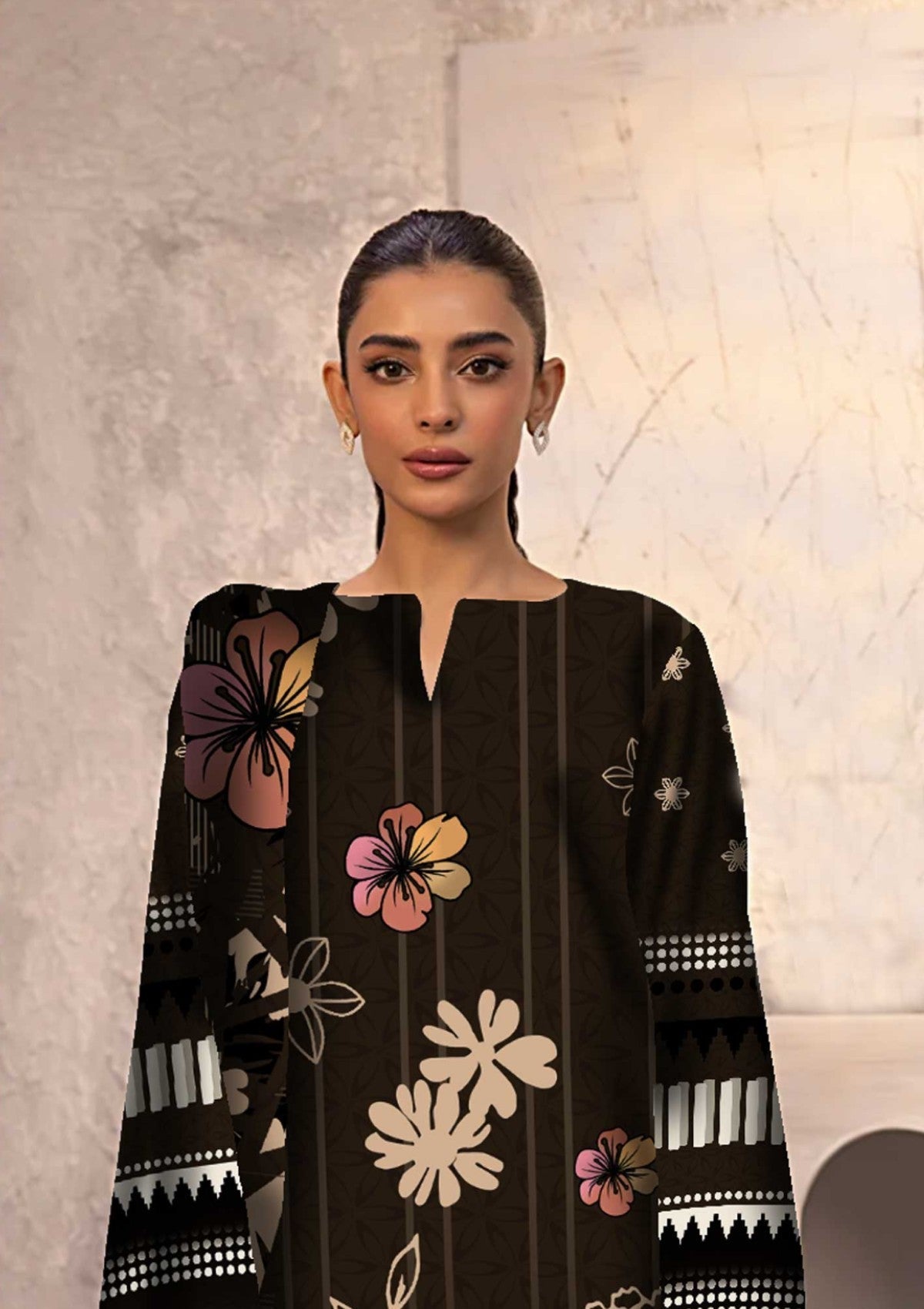 Winter Collection - Art n Style - Monsoon Linen - Volume 2 - A24#20 - Official Art n Style - Agha Fabrics UK