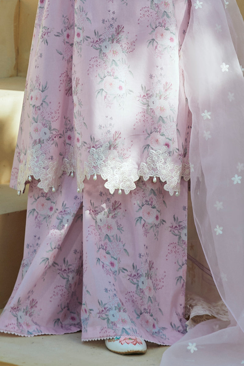 Cross Stitch | Premium Lawn 24 | SHADOW BERRY - Official Cross Stitch - Agha Fabrics UK