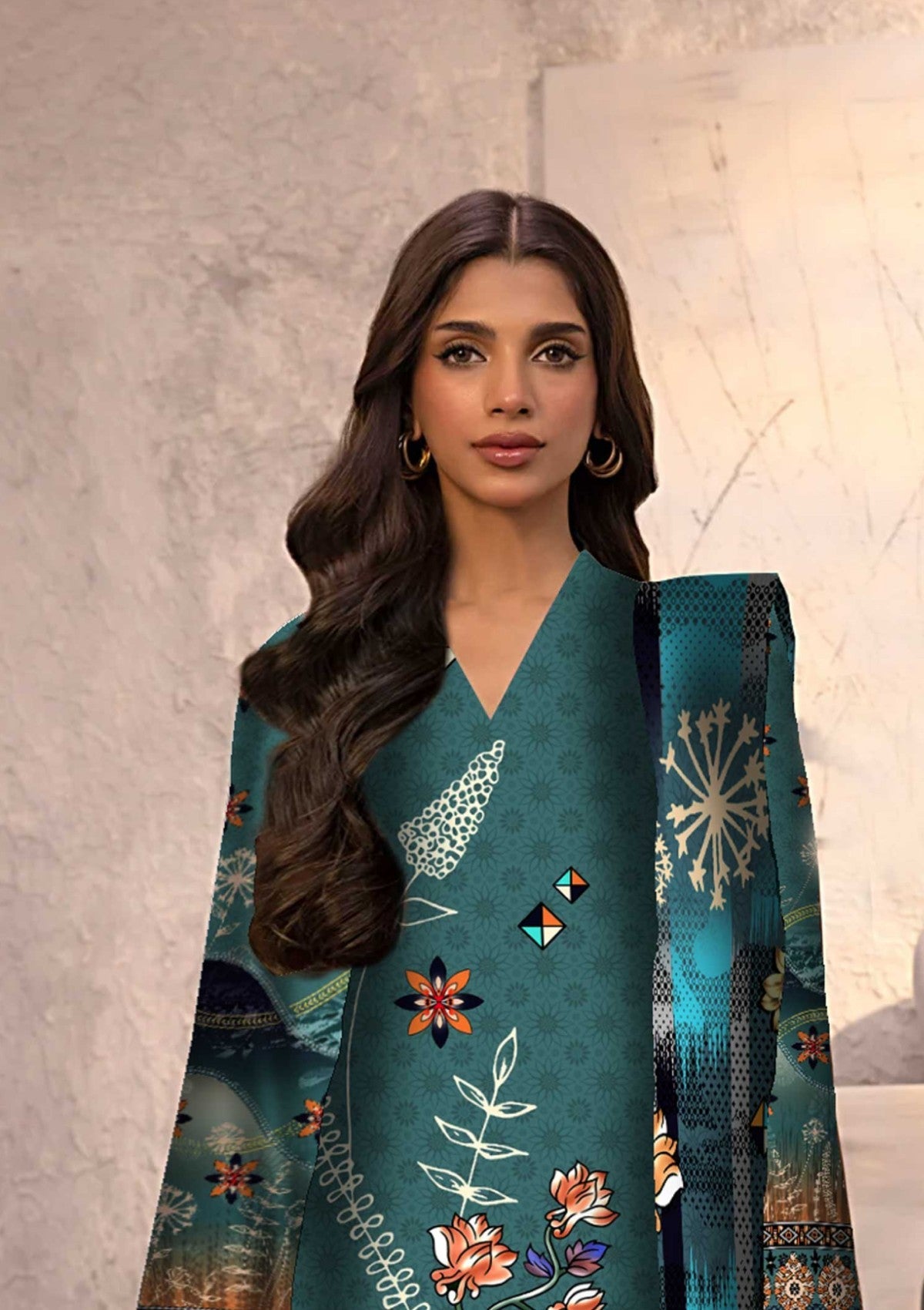 Winter Collection - Art n Style - Monsoon Linen - Volume 2 - A24#27 - Official Art n Style - Agha Fabrics UK