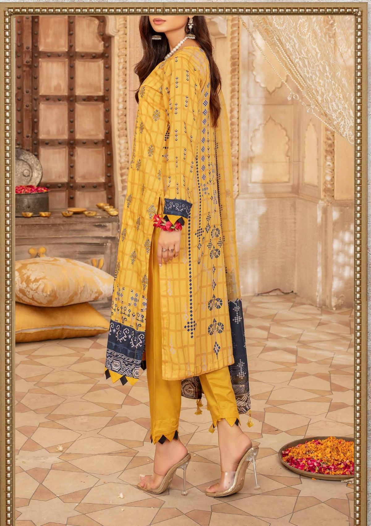 Winter Collection - Laiba - D/P Viscose - V23 - LV#05 - Official Laiba - Agha Fabrics UK