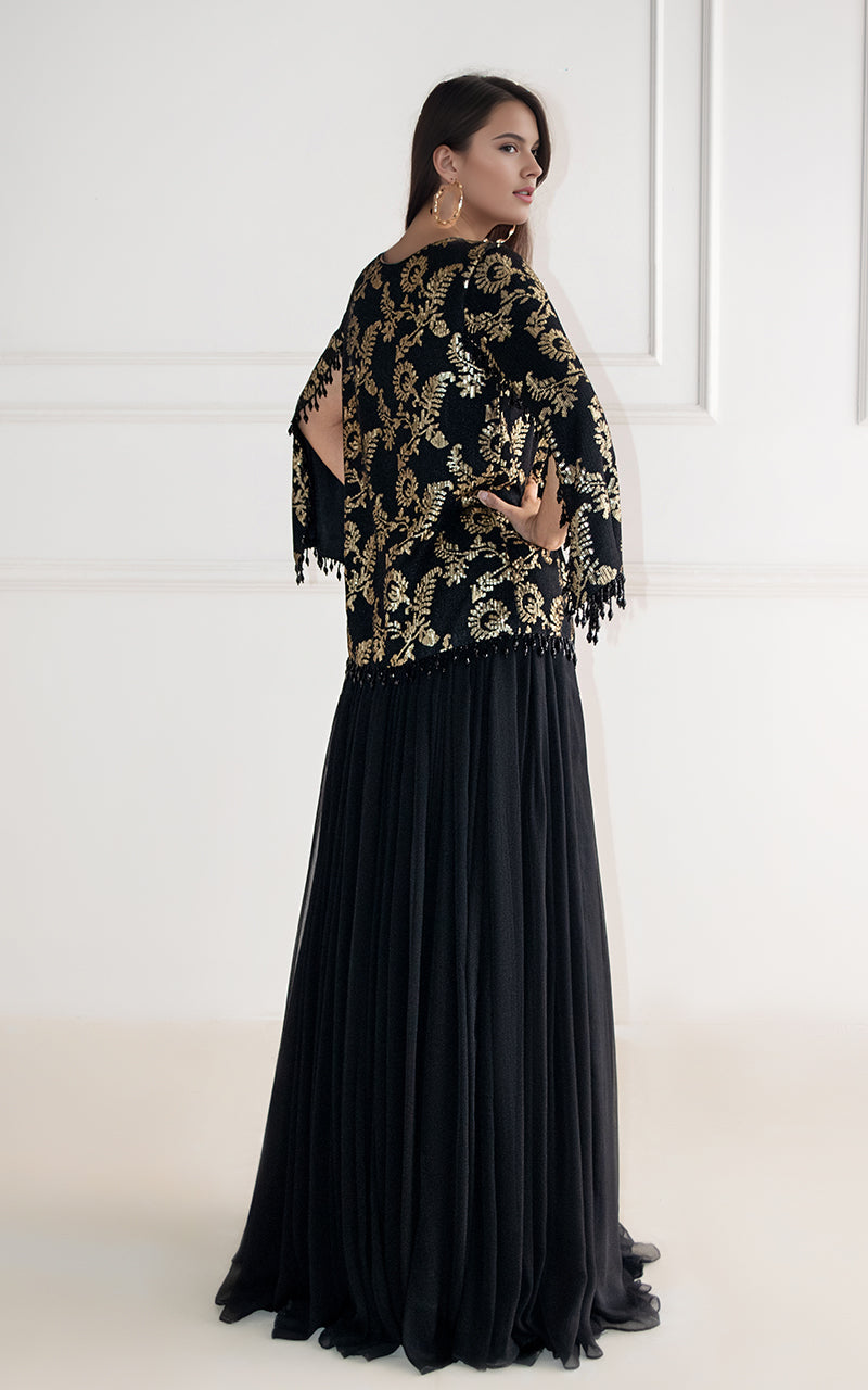 Threads and Motifs | Formal Dresses 25 | Chiffon Embroidered Jacket