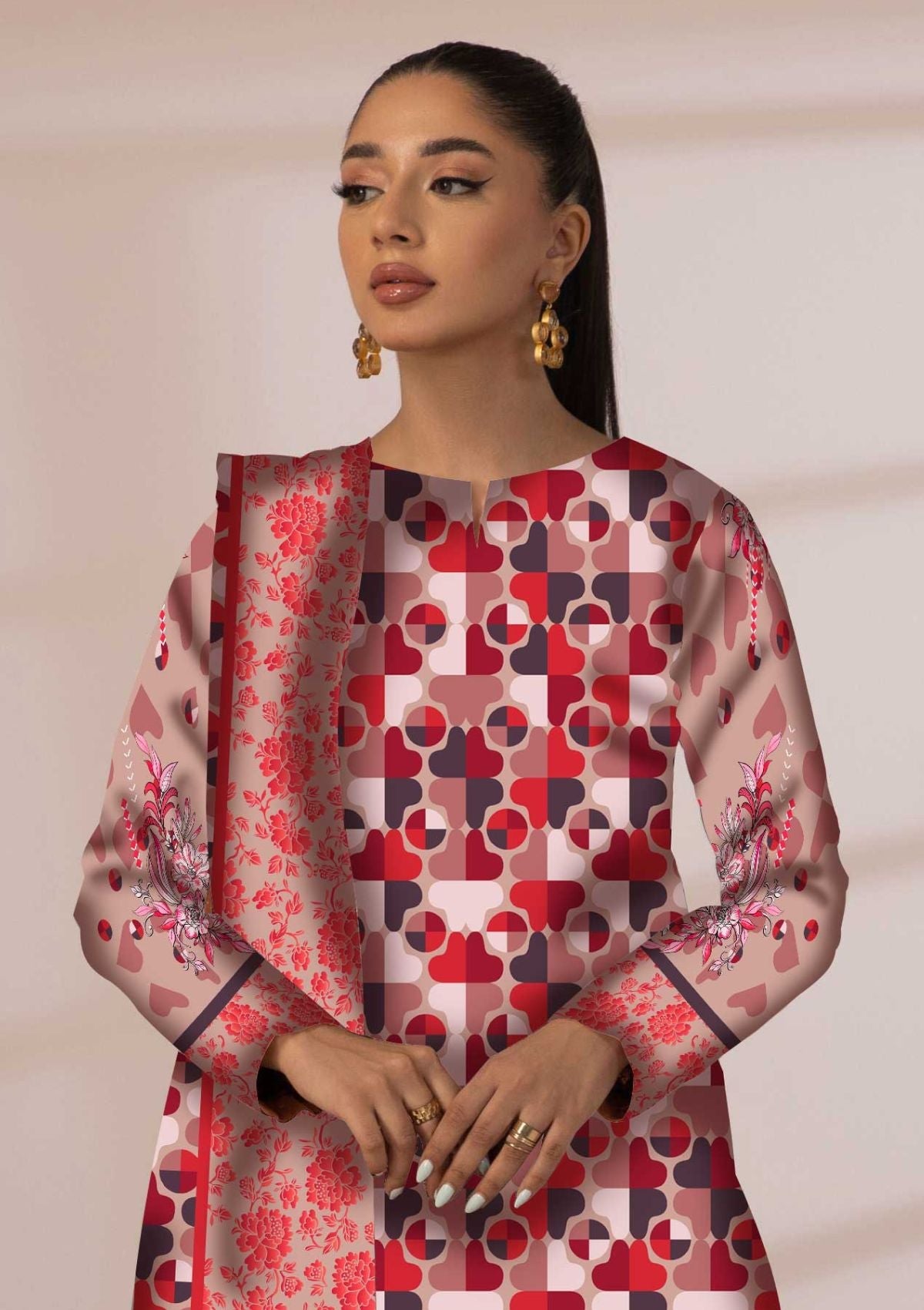 Winter Collection - Art n Style - Monsoon Linen - Volume 2 - A24#10 - Official Art n Style - Agha Fabrics UK