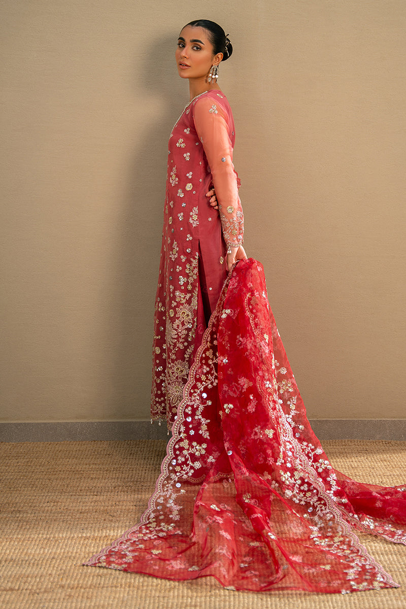 Cross Stitch | Wedding Collection 24 | CRIMSON FIRE - Official Cross Stitch - Agha Fabrics UK