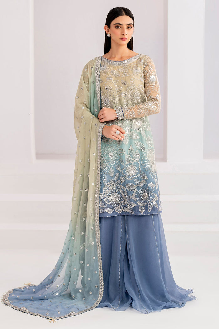 Jazmin | Formals Collection | CHIFFON UC-3052 - Official Jazmin - Agha Fabrics UK