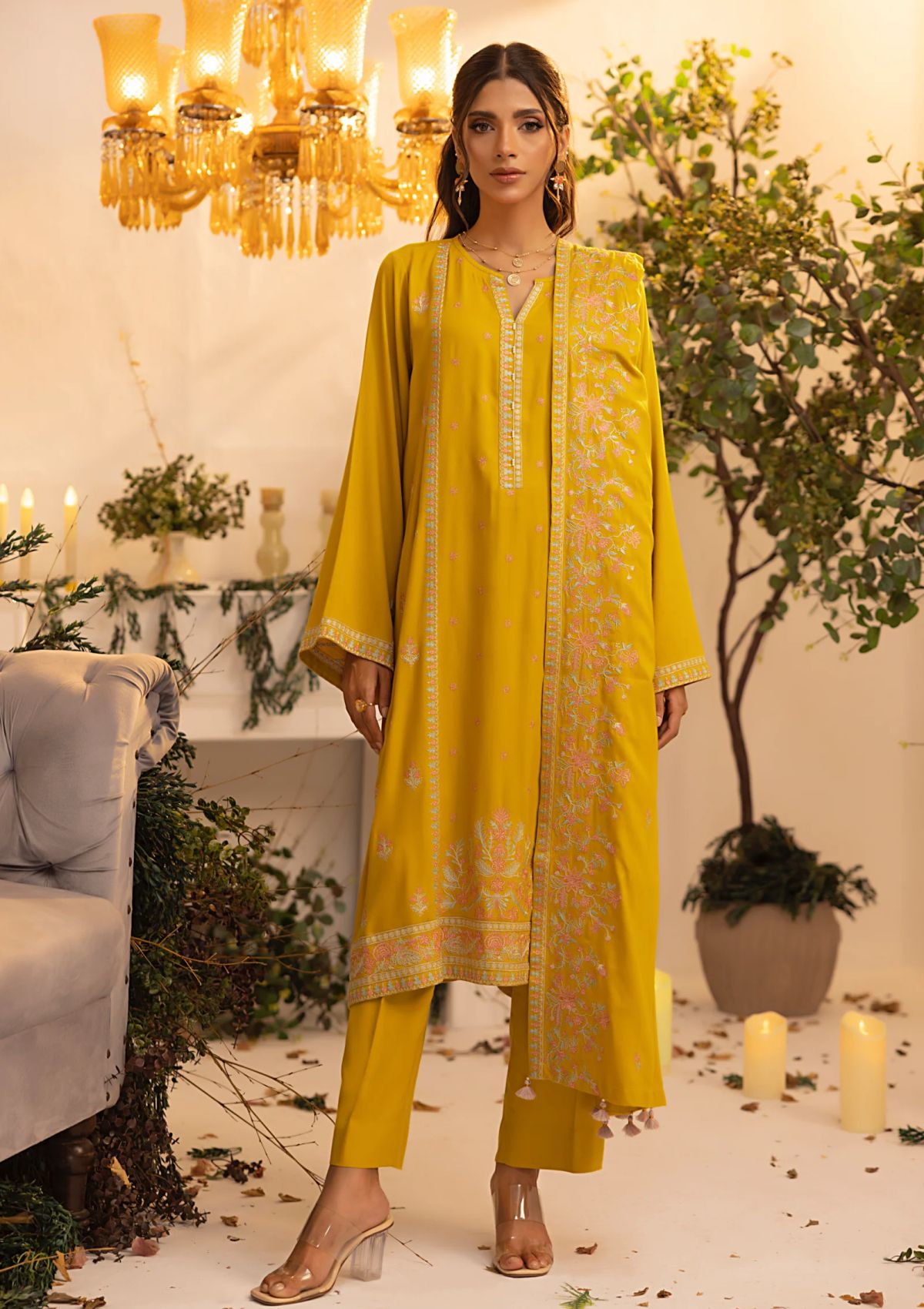 Winter Collection - Lakhany - Cashmi Wool - LCW24#LG-IZ-0249 - Official Lakhany - Agha Fabrics UK