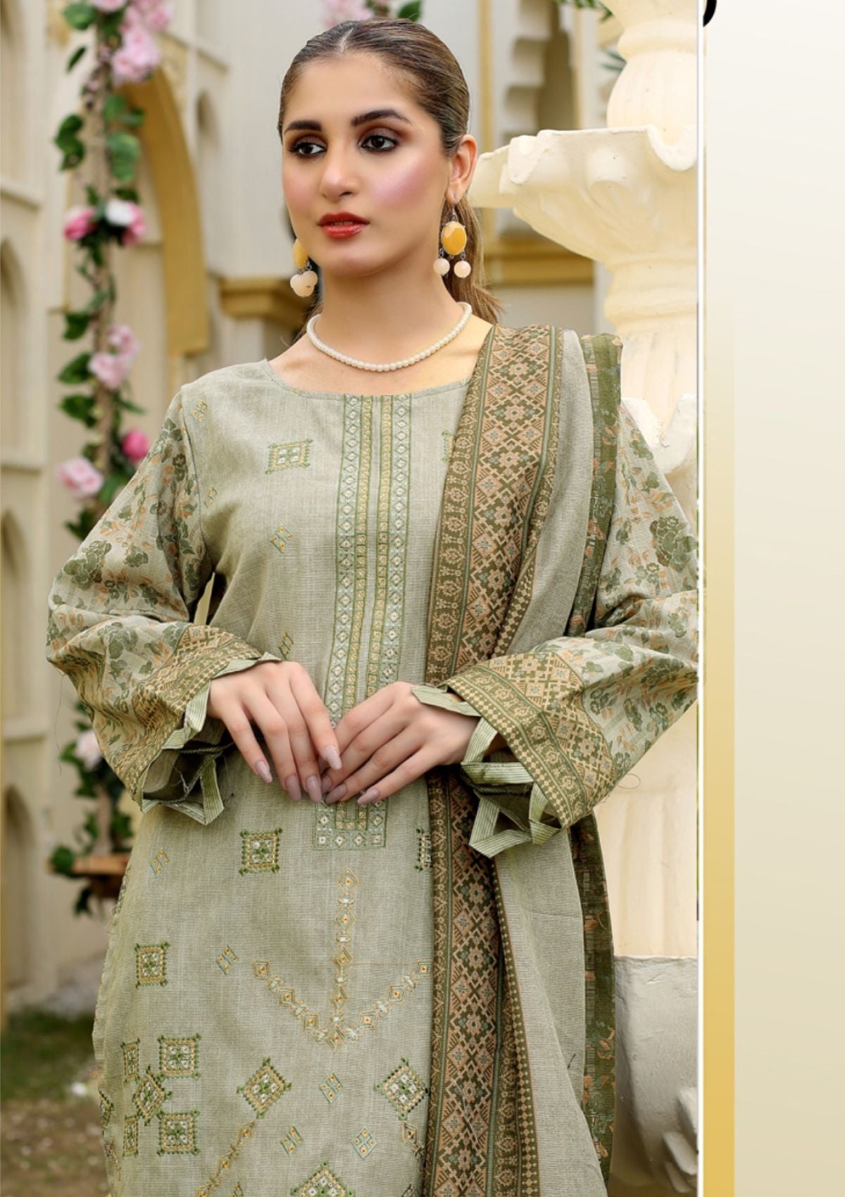 Winter Collection - Bin Rashid - Aina - BA24#01 - Official Bin Rashid - Agha Fabrics UK